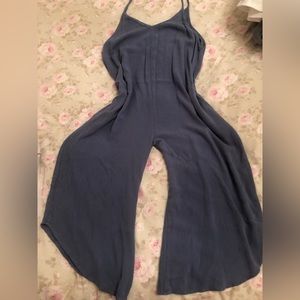 Blue jumpsuit, size medium